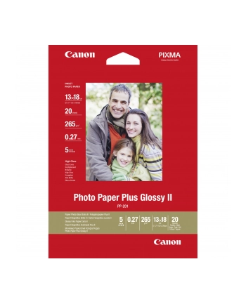 canon PP-201 PHOTO PAPER PLUS II/GLOSSY 13X18 20SHTS