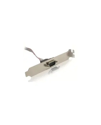Gniazdo na śledziu Gembird CC-DB9-RECEPTACLE do obudowy (DB9M-COM)