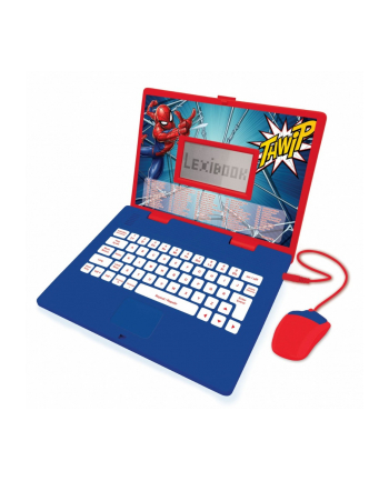 LEXIBOOK Spiderman laptop edu PL/EN/UKR JC598SPi21