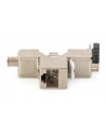 digitus Moduł (gniazdo) keystone RJ45 (8P8C) kat6A, STP,ekranowany, beznarzędziowy, stalowy, opaska czarna - nr 11