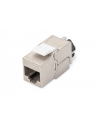 digitus Moduł (gniazdo) keystone RJ45 (8P8C) kat6A, STP,ekranowany, beznarzędziowy, stalowy, opaska czarna - nr 2