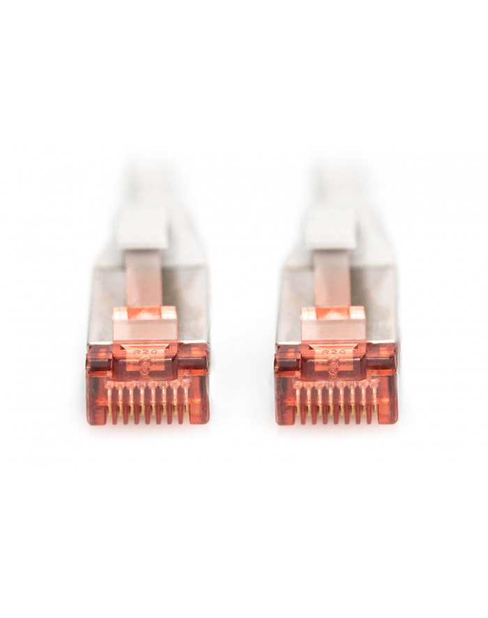 digitus Kabel krosowy (patch cord) RJ45-RJ45, kat6, S/FTP, AWG 27/7, LSOH, 15m, szary główny