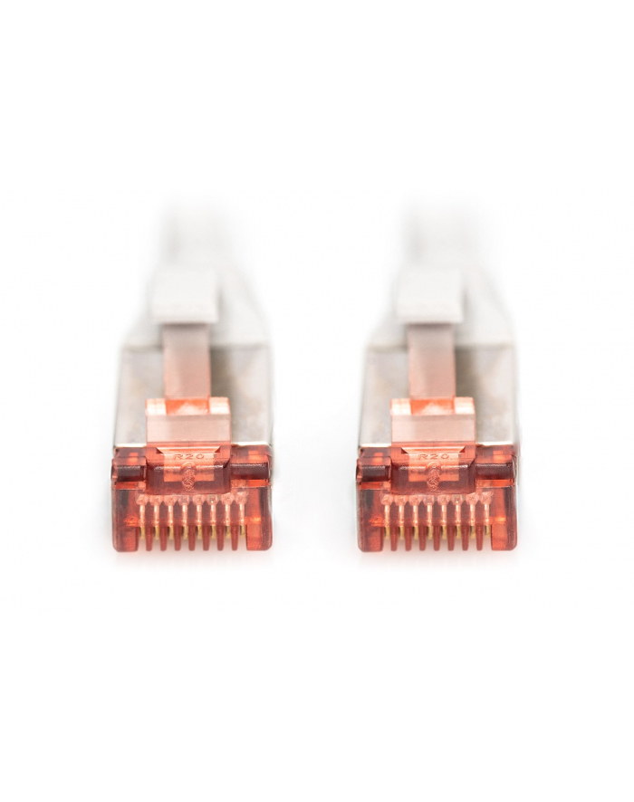 digitus Kabel krosowy (patch cord) RJ45-RJ45, kat6, S/FTP, AWG 27/7, LSOH, 5m, szary główny