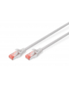 digitus Kabel krosowy (patch cord) RJ45-RJ45, kat6, S/FTP, AWG 27/7, LSOH, 5m, szary - nr 3