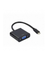 I/O ADAPTER USB-C TO VGA/A-CM-VGAF-01 GEMBIRD - nr 1