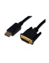 assmann Kabel DP/DVI-D (24+1) M/M z zatrzaskiem czarny 2m Displayport 1080p 60Hz FHD - nr 4