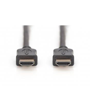 assmann Kabel połączeniowy HDMI 14 High Speed Ethernet 1080p60Hz FHD HDMI A/HDMI A M/M czarny 10m