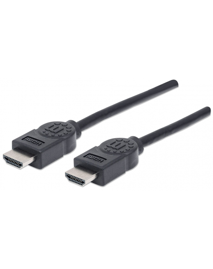 Kabel HDMI-HDMI 2m 4K*30Hz M/M Ekranowany Manhattan główny