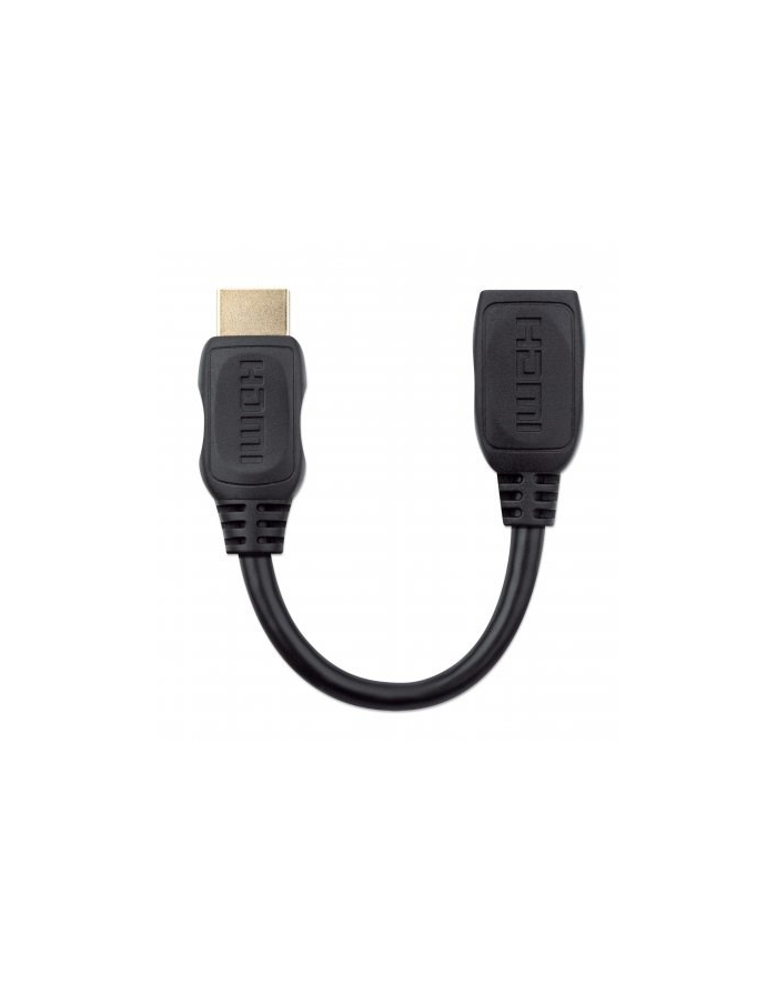 manhattan Przedłużacz Kabel HDMI-HDMI 20 M/F 20cm Ethernet 4K*60Hz główny