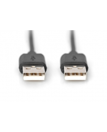 assmann Kabel USB A/USB A M/M czarny 1m USB 20 HighSpeed