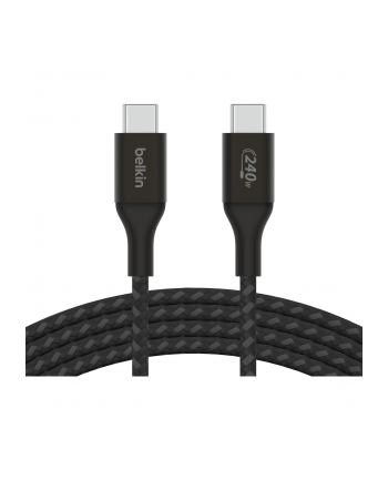 belkin 240W BRAID-ED C-C CABLE 2M BLK/