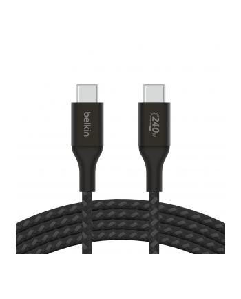 belkin 240W BRAID-ED C-C CABLE 2M BLK/