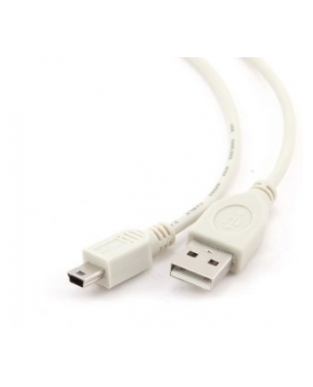 KABEL USB2 AM-MINI 09M WHITE CC-USB2-AM5P-3 GEMBIRD