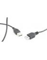 Kabel przedłużacz USB 20 Gembird AM-AF 0,75 m (czarny) - nr 2