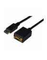 assmann Kabel DP/DSUB15 M/Ż z zatrzaskiem czarny 0,15m Displayport 1080p 60Hz FHD - nr 1