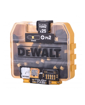 dewalt końcówki wkrętarskie ph2 25szt extreme tstak