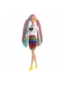 mattel BARBIE Fryzura Kolorowa Panterka Lalka GRN81 - nr 14