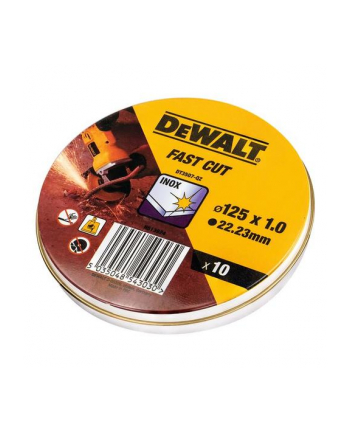 dewalt tardo stali nierdzinox 125x1mm,pusz[10szt]