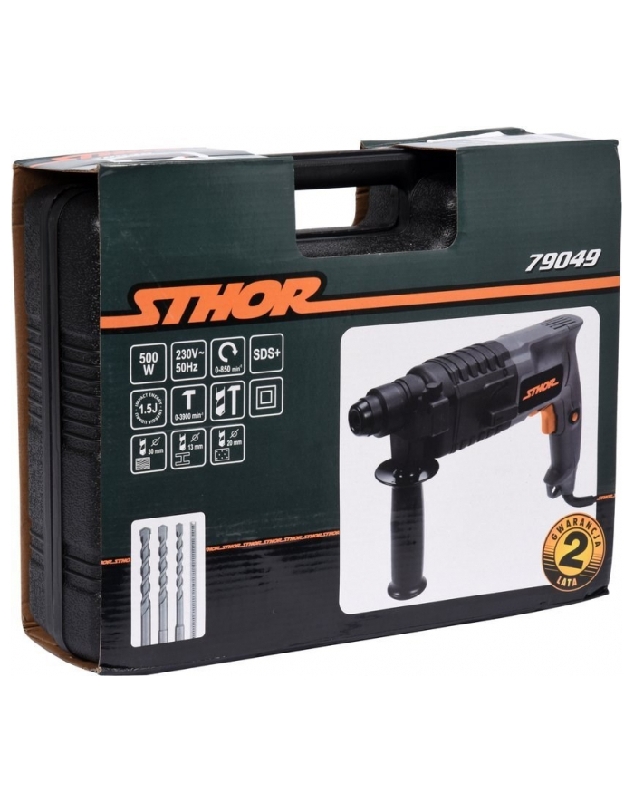 STHOR MŁOTOWIERTARKA SDS PLUS 500W 2 FUNKCJE główny