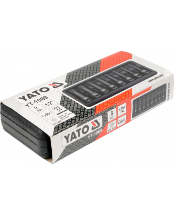 YATO KLUCZE SPLINE UDAROWE 8 elem 1069