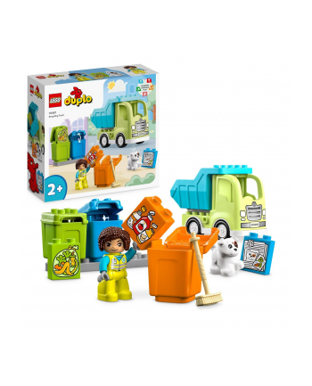 LEGO 10987 DUPLO Town Ciężarówka recyklingowa p4