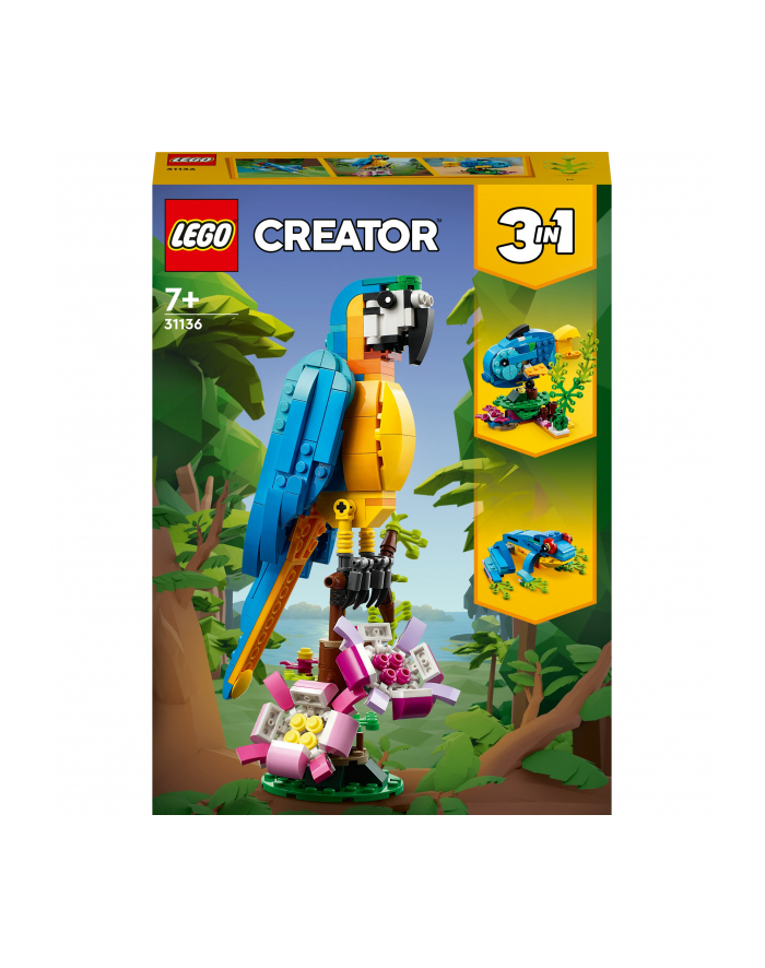 LEGO 31136 CREATOR Egzotyczna papuga p6 główny