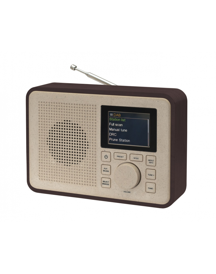 Radio DAB+/FM Denver Greenline DAB-60 dark wood główny