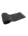 KLAWIATURA FLEXIBLE USB/PS2 ENG BLACK KB-109F-B GEMBIRD - nr 1