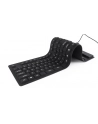 KLAWIATURA FLEXIBLE USB/PS2 ENG BLACK KB-109F-B GEMBIRD - nr 2