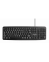 KEYBOARD STANDART USB ENG BIG/LETT BLACK KB-US-103 GEMBIRD - nr 2