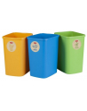 CURVER ZESTAW KOSZY 3X25L ECO FRIENDLY   /NIEBIESKI, ZIELONY, ŻÓŁTY - nr 1