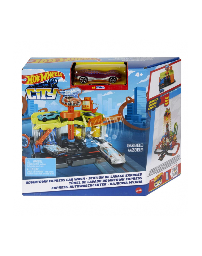 Hot Wheels City Mały zestaw Rajdowa myjnia HDR27 HDR24 MATTEL główny