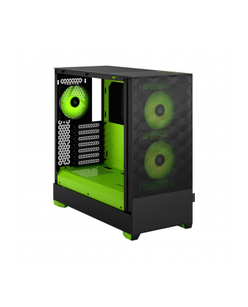 fractal design Projektowanie fraktalne | Pop Air RGB | Szyba boczna | Green Core TG Przezroczysty odcień | ATX, mATX, Mini ITX | Zasilacz w zestawie Nie | Format ATX