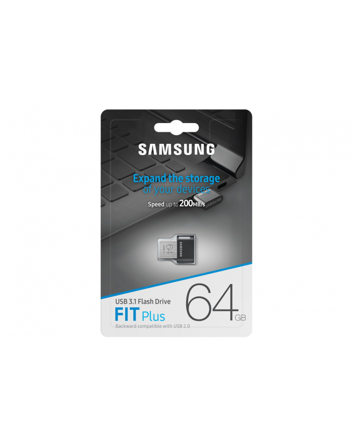 SAMSUNG Karta pami?ci FIT Plus Gray USB 31 64GB główny