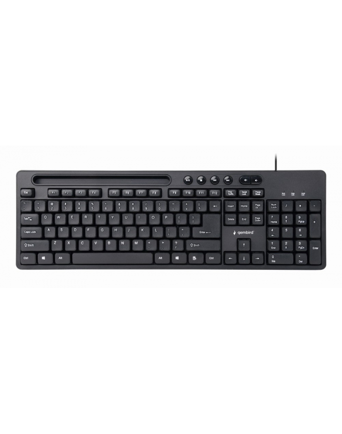 KEYBOARD MULTIMEDIA USB ENG/BLACK KB-UM-108 GEMBIRD główny