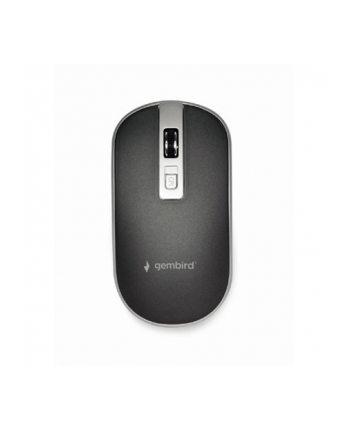 MOUSE USB OPTICAL WRL BLACK/SILVER MUSW-4B-06-BS GEMBIRD