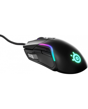 Seria SteelSeries | Mysz do gier | Optyczny | Przewodowe | Czarny | Tak | Rywal 5