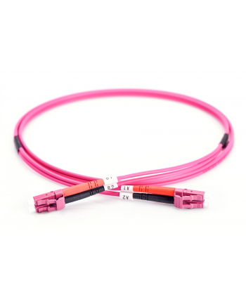digitus Kabel krosowy (patch cord) światłowodowy LC/LC, dplx, MM 50/125, OM4, LSOH, 2m, fioletowy nr 1