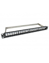 a-lan Patch panel pusty 19''; MODULARNYny 24 porty 1U z podporą, niewyposażony ALANTEC - nr 2