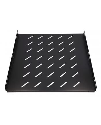 Extralink 1U 600mm Czarna | Półka | 19'';, 602 x 472mm, mocowana punktowo, do szaf o głębokości 800mm