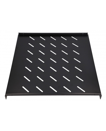 Extralink 1U 600mm Czarna | Półka | 19'';, 602 x 472mm, mocowana punktowo, do szaf o głębokości 800mm