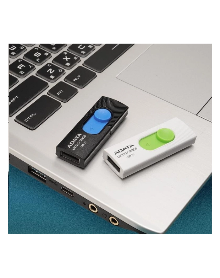 MEMORY DRIVE FLASH USB3 128GB/BLACK AUV320-128G-RBKBL ADATA główny