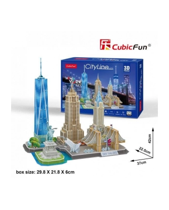 cubicfun Puzzle 3D City Line New York City 20255