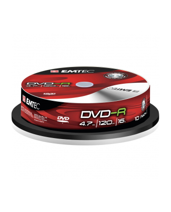 Płytki DVD-R Emtec [ cakebox 10 | 4.7GB | 16x ]