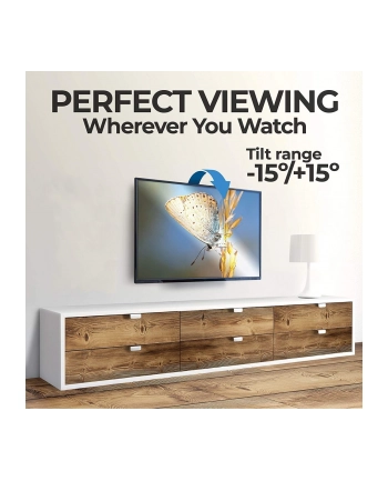 techly Uchwyt Ścienny TV LED/LCD 13-30 cali 23kg Obczerwonyowy Biały