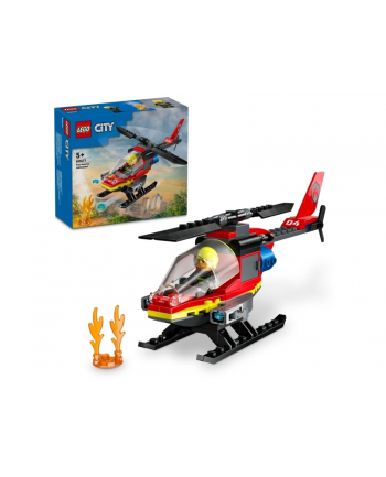 LEGO 60411 CITY Strażacki helikopter ratunkowy p4