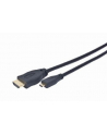 Kabel GEMBIRD CC-HDMID-6 (HDMI M - Micro HDMI M; 1,8m; kolor czarny) - nr 2