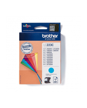 bczerwonyher LC-223C INK CARTRIDGE CYAN/550 PAGES ISO STANDARDS 24711