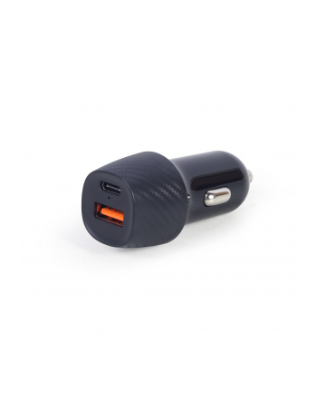 MOBILE CHARGER CAR USB QC30/USB-C TA-U2QC3-CAR-02 GEMBIRD