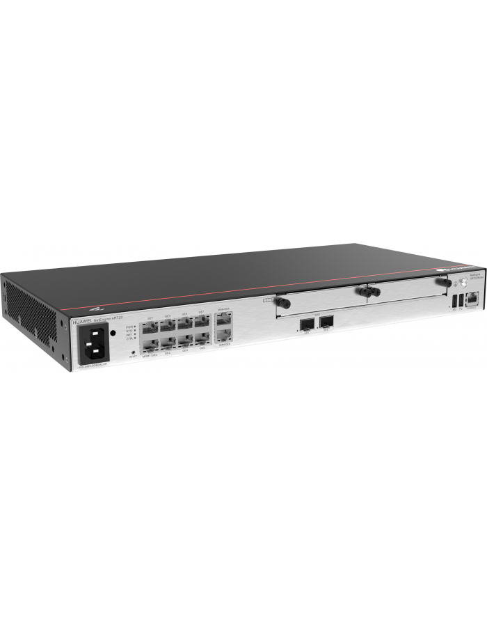 Smartphome Huawei NetEngine AR720 | Router | 2x GE Combo WAN, 8x GE LAN, 2x USB 20, 2x SIC główny